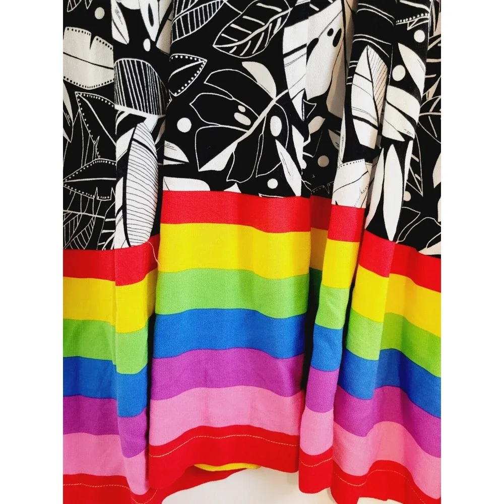 Eloquii Romper With Attached Rainbow Train Women Size 14 Festival (With Flaw) - Picture 12 of 12